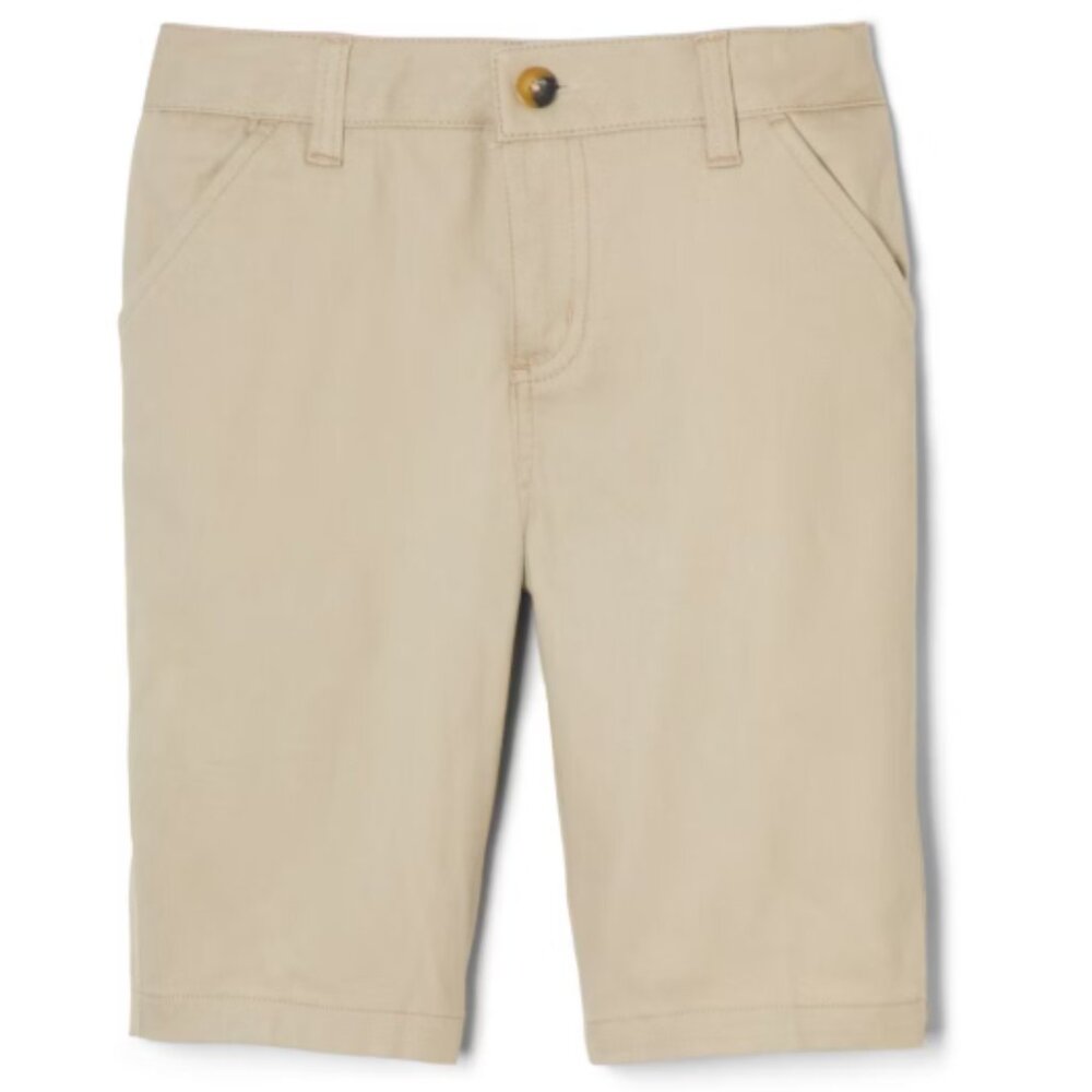 Boys’ Flat Front Stretch Twill Short - SH9249 - Black